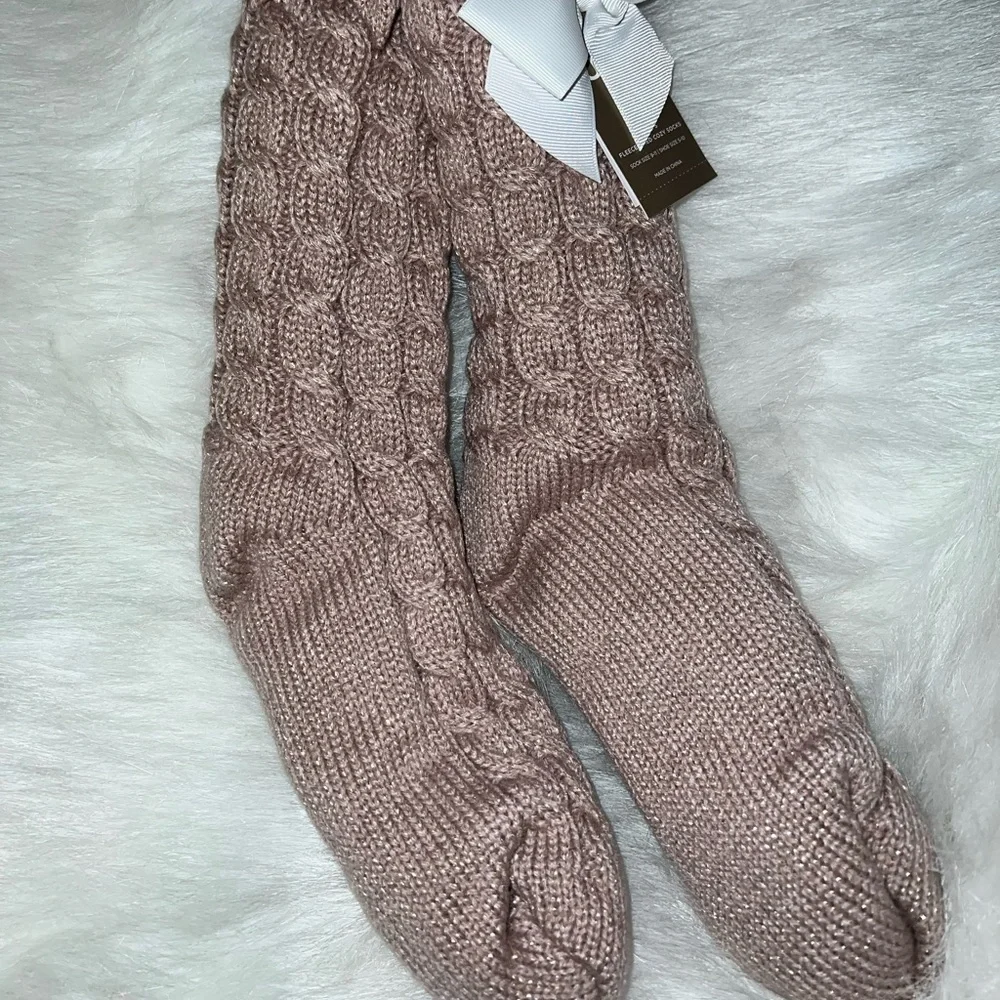 Laila Bow Fleece Lined Sock - Picture 3 of 7